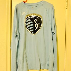 Adidas sporting KC long sleeve ❗️BOGO❗️
